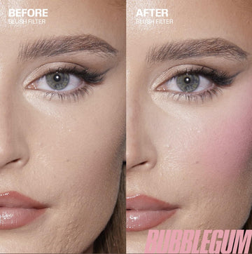 Aplicador del rubor líquido Huda Bubblegum para una aplicación precisa