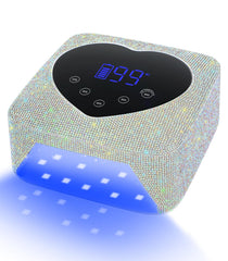 Lámpara UV HugMaple con diamante, curado rápido y uniforme para gel
