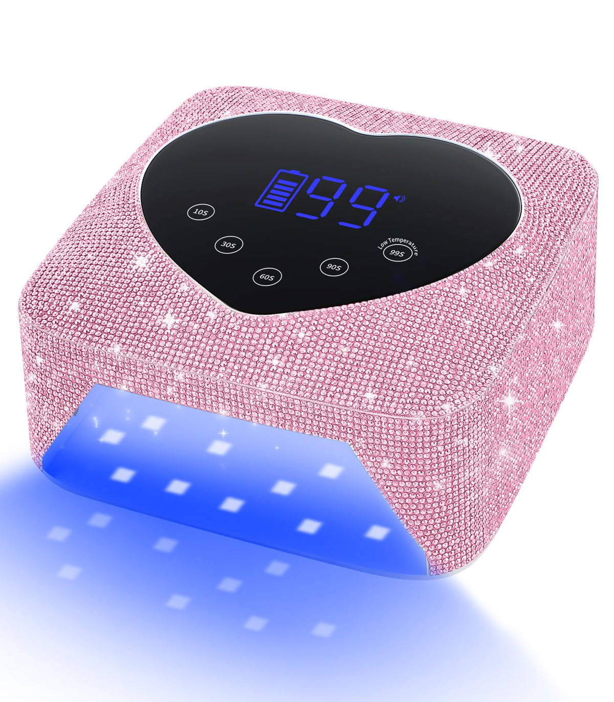 HUGMAPLE Lámpara UV para uñas con sensor infrarrojo para curado automático