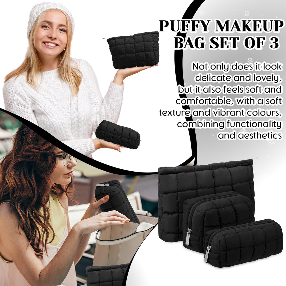 Regalo práctico de Huhumy: bolsa de maquillaje acolchada para sorpresa ideal.