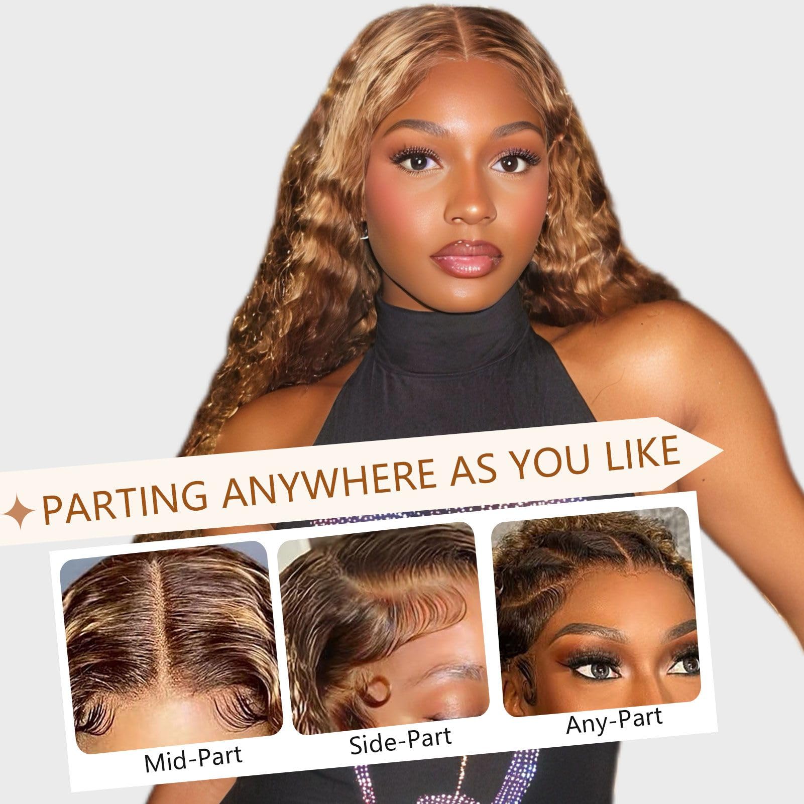 Huirslex 210% density deep wave for a full, thick appearance with natural movement