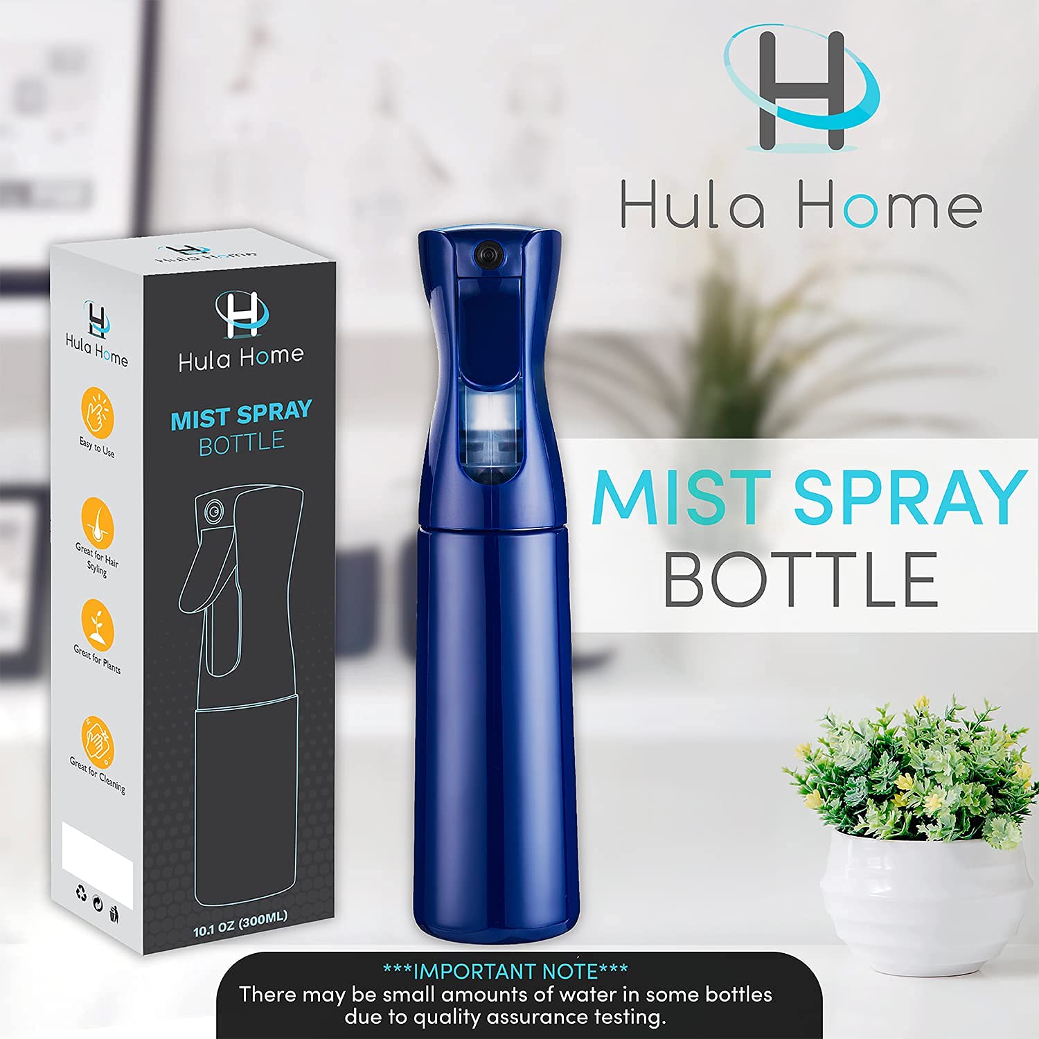 Uso en plantas con riego suave gracias al rociador de Hula Home.
