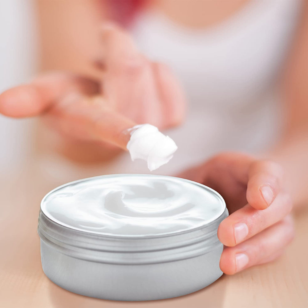 Hulless frasco redondo de aluminio 15 ml, perfecto para cosméticos pequeños.
