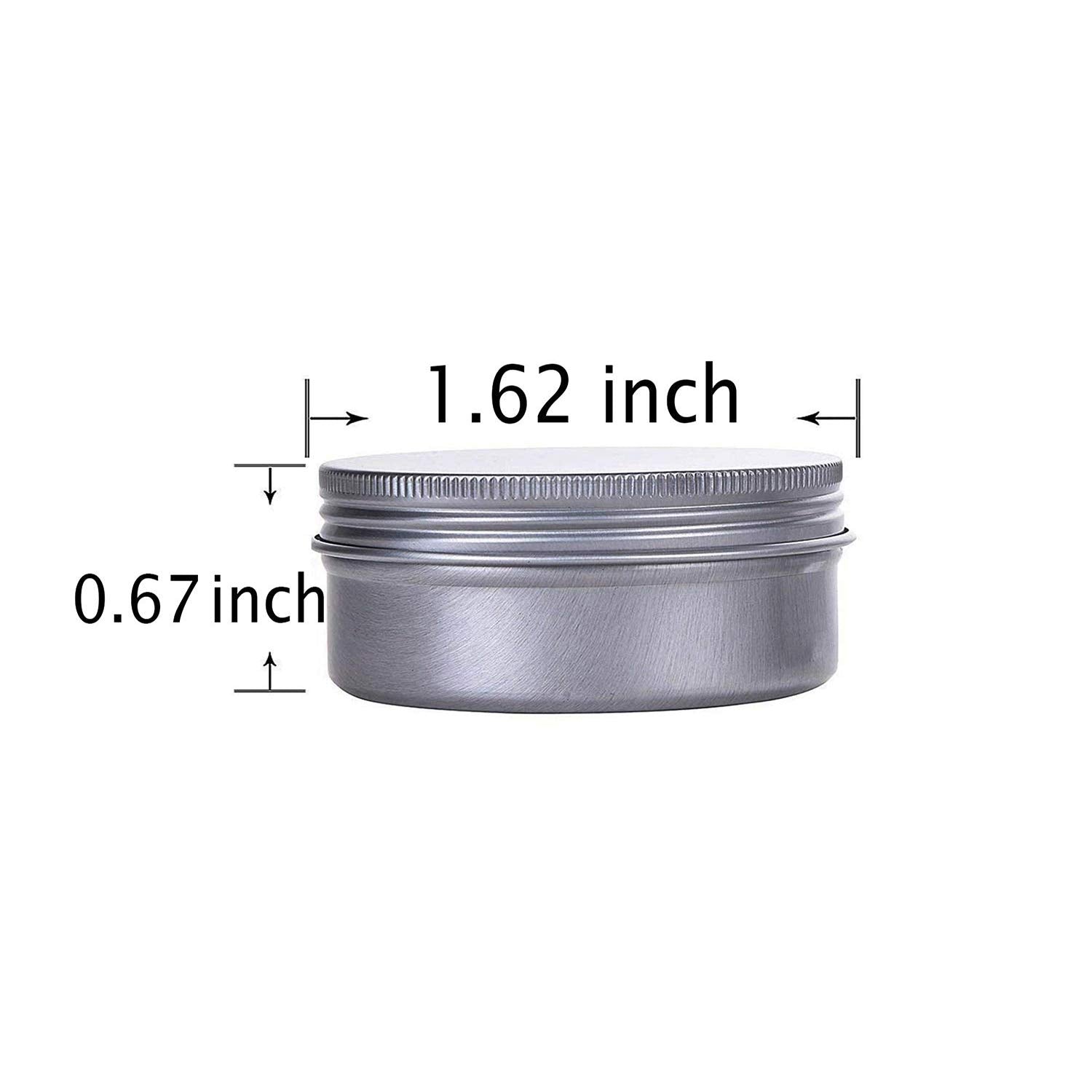 Hulless tapa rosca de aluminio 15 ml evita fugas durante el transporte.