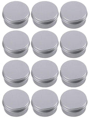Hulless tarro de aluminio 15 ml para cosméticos, ideal para muestras.