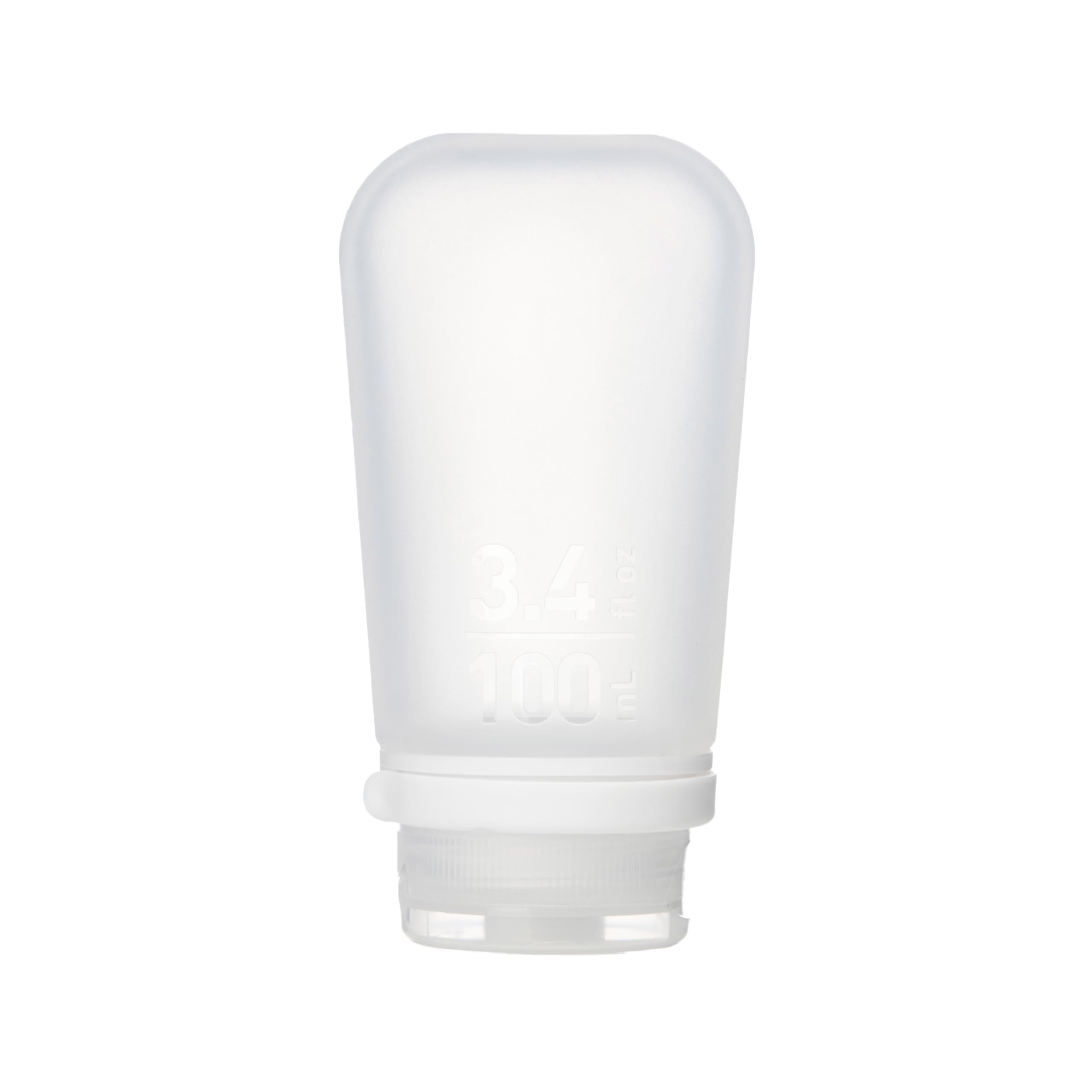 GoToob+ Grande de humangear, botella de viaje 3-4 oz para líquidos, práctico.