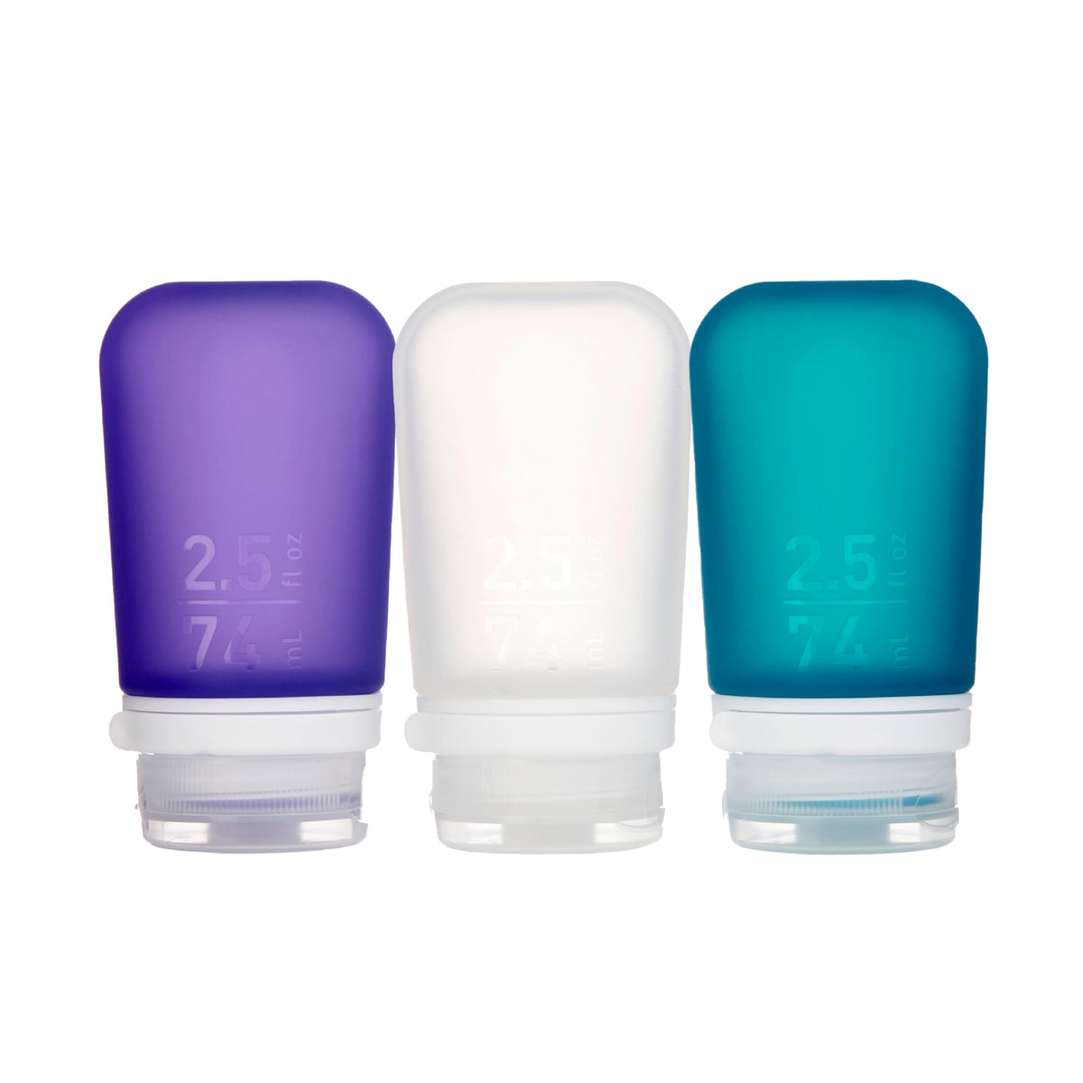 humangear GoToob+ botella de viaje de silicona, 74 ml, ideal para rellenar.