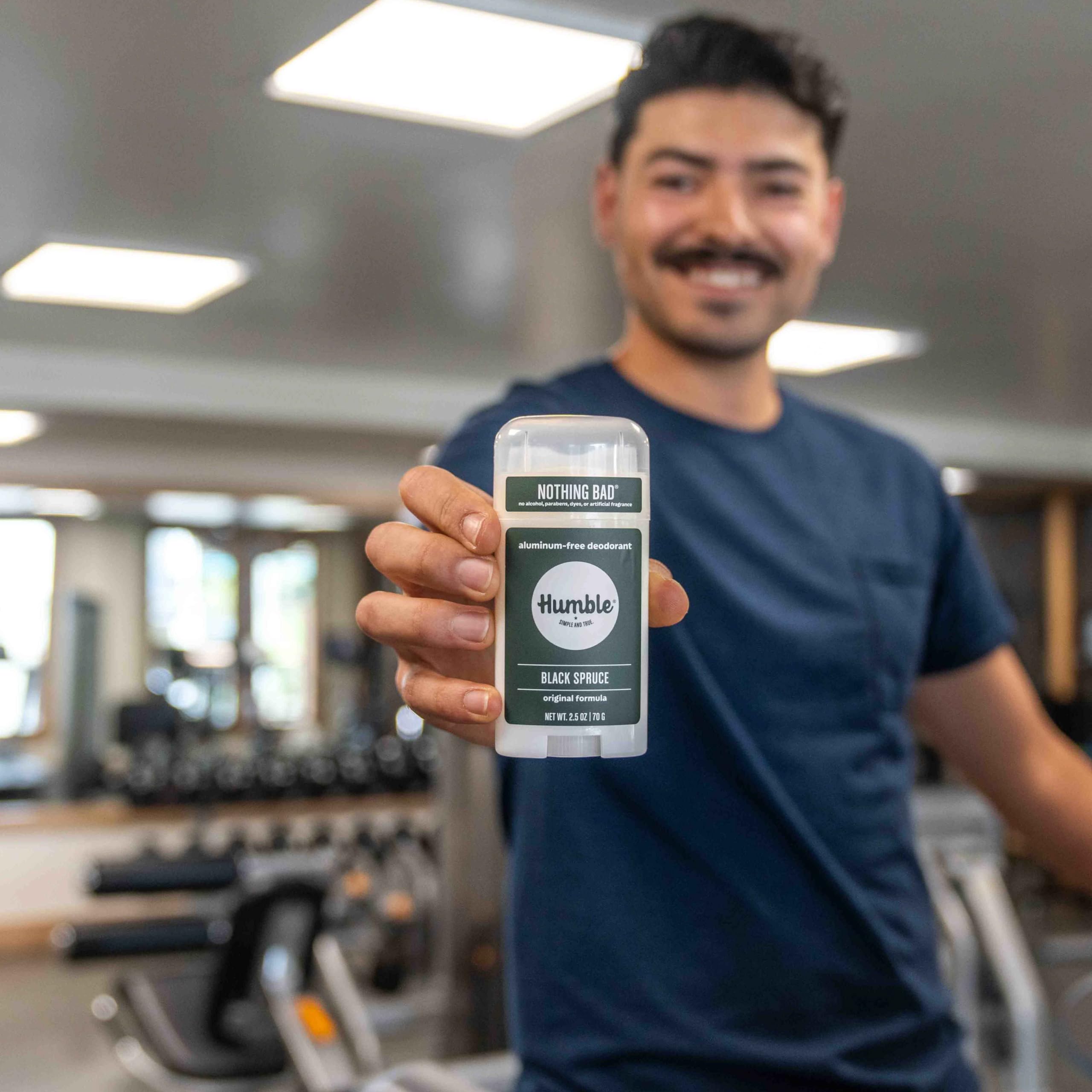 Certificado libre de crueldad Humble Brands Original sin aluminio, opción ética de cuidado personal.