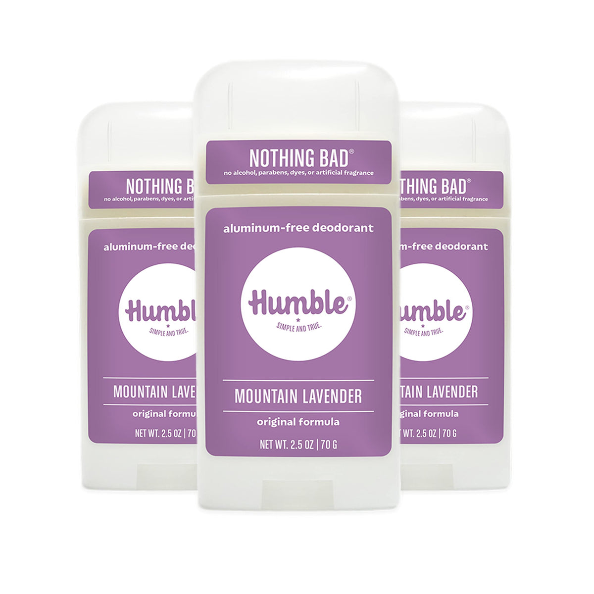 Humble Brands Desodorante Original sin aluminio en envase, control de olor diario.