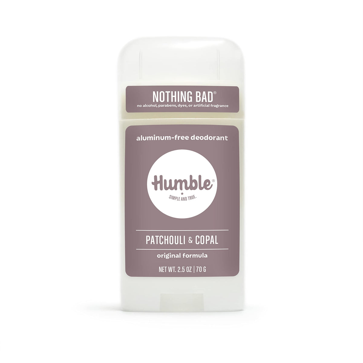 HUMBLE BRANDS Desodorante Original sin aluminio en empaque, frescura duradera para el día.