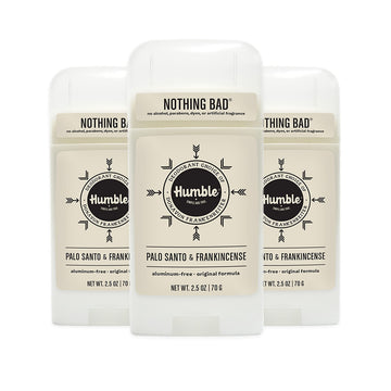 Humble Brands desodorante original sin aluminio en paquete de 3, listo para uso diario