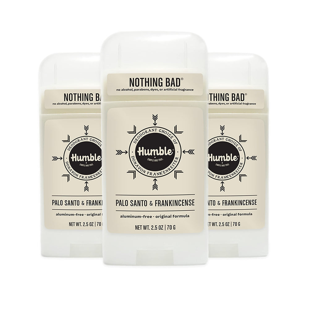 Humble Brands desodorante original sin aluminio en paquete de 3, listo para uso diario