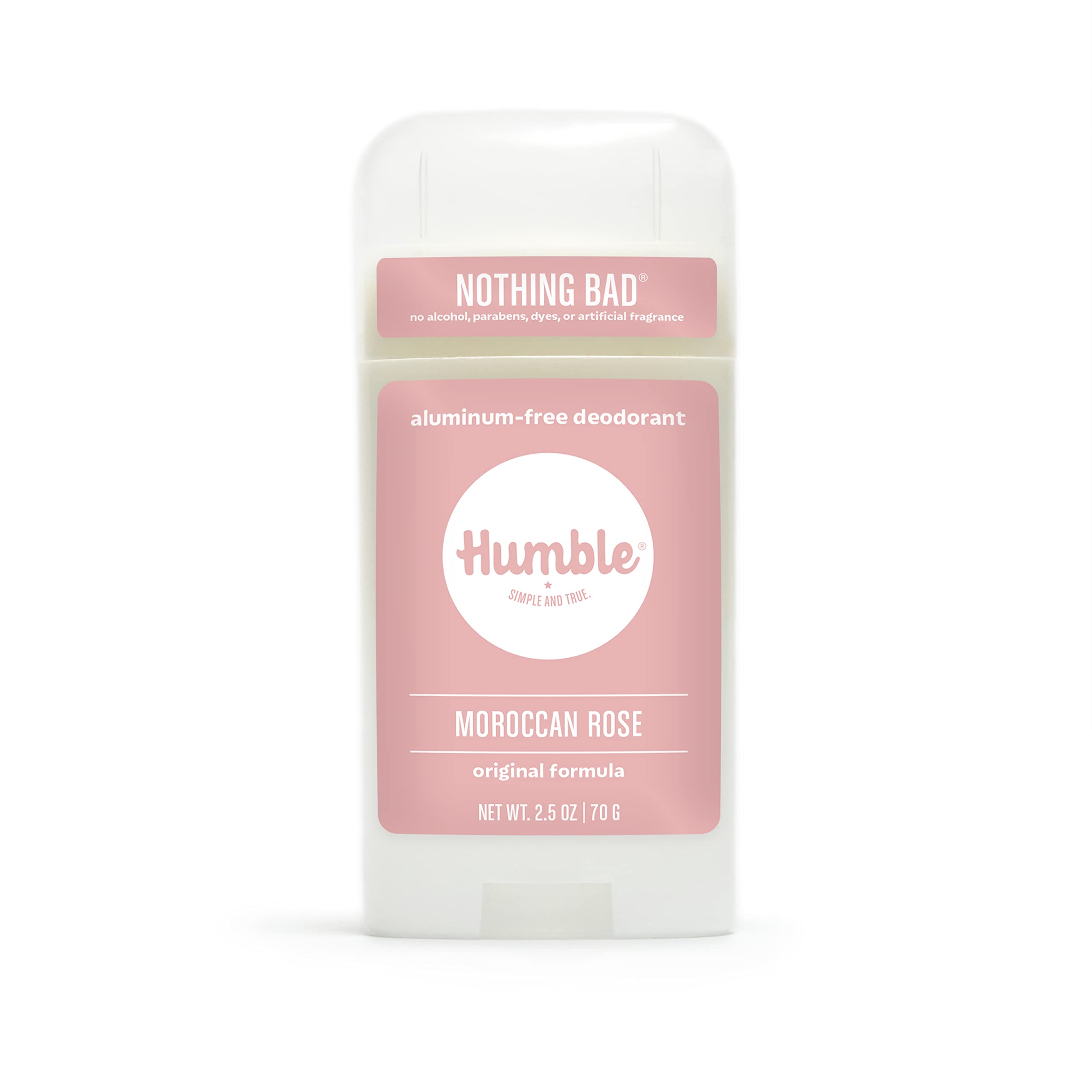 Desodorante Humble Brands Original sin aluminio para uso diario y cómodo.
