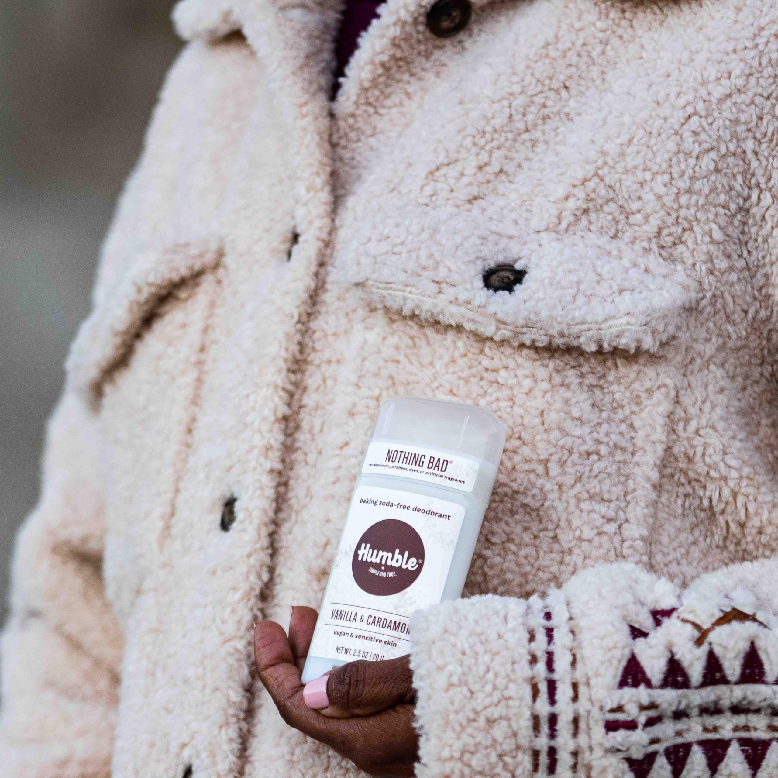 Humble Brands Desodorante Vegano, libre de crueldad animal, etiqueta certificada.