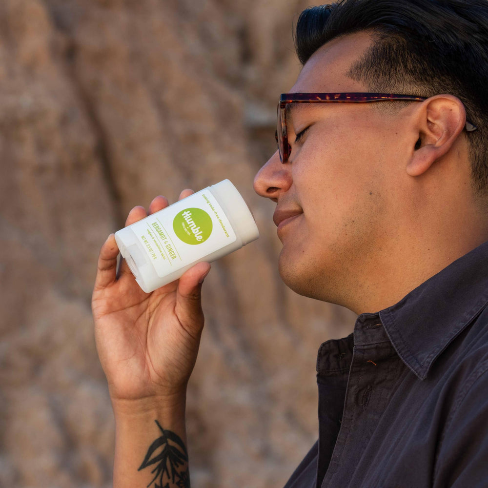 HUMBLE desodorante vegano lavanda de montaña aroma suave para piel sensible.