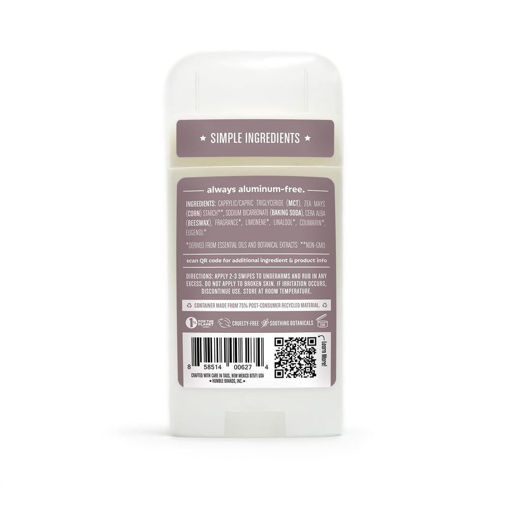 Déodorant Humble Brands Formule Originale certifié sans cruauté par Leaping Bunny