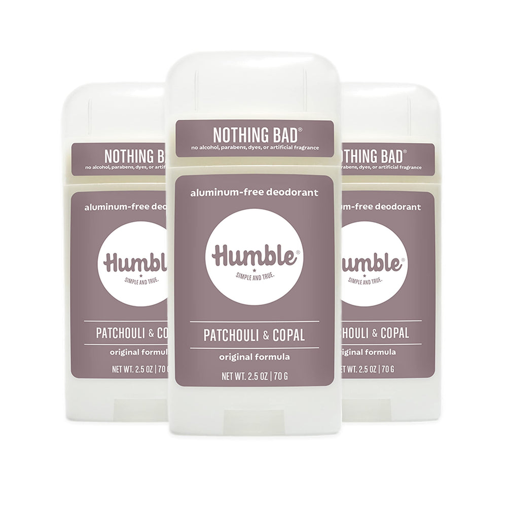 Déodorant Humble Brands Formule Originale - emballage pratique et élégant pour voyages