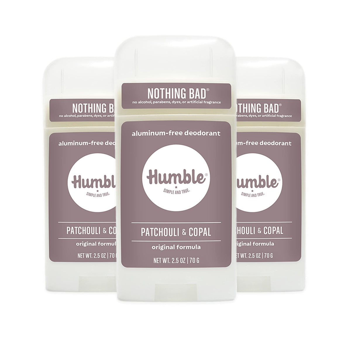 Déodorant Humble Brands Formule Originale - emballage pratique et élégant pour voyages