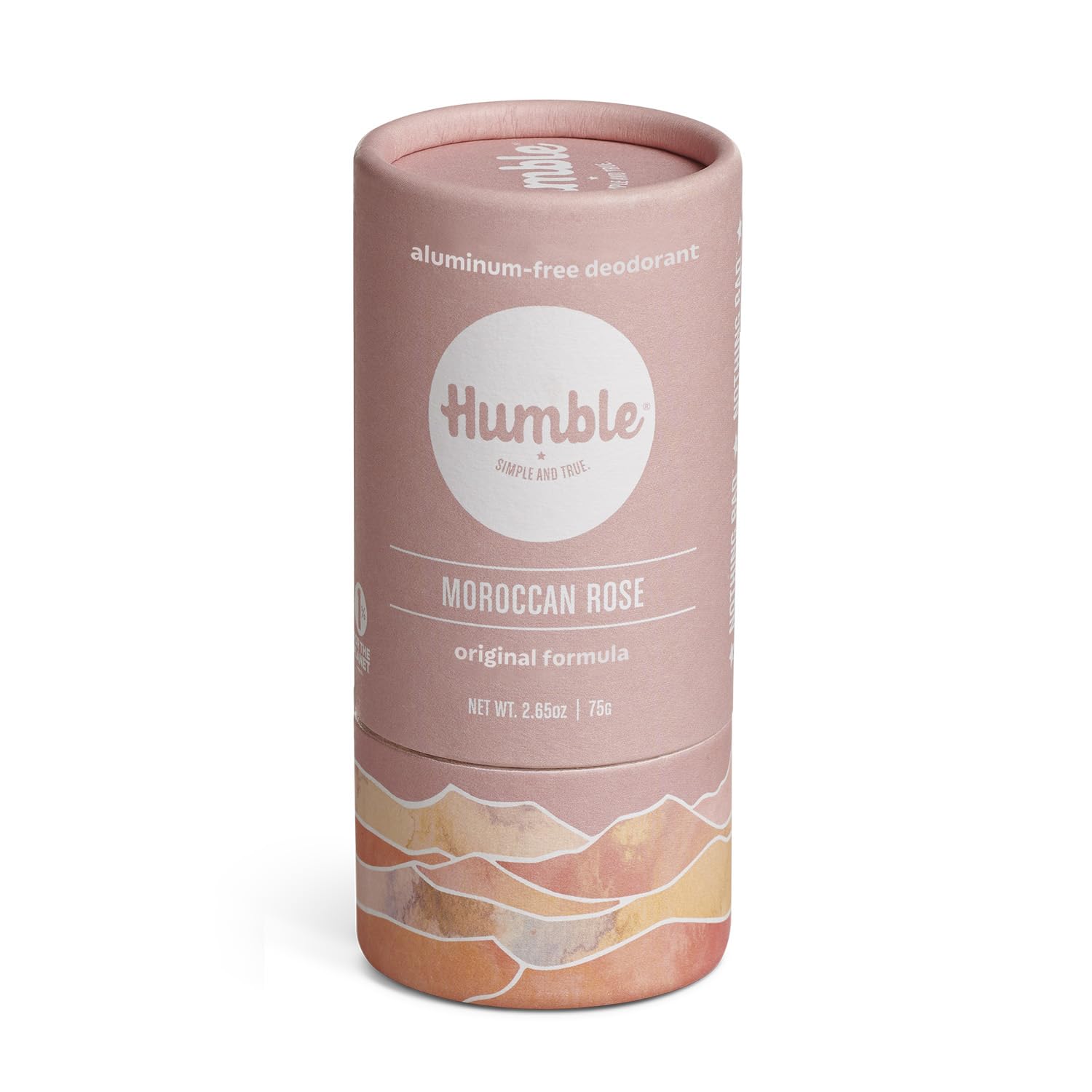 Humble Brands Original Formula en empaque de papel reciclado, opción sostenible para cuidado personal.