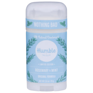 Desodorante Humble Original sin aluminio, empaque de 1 unidad para control de olores diario.