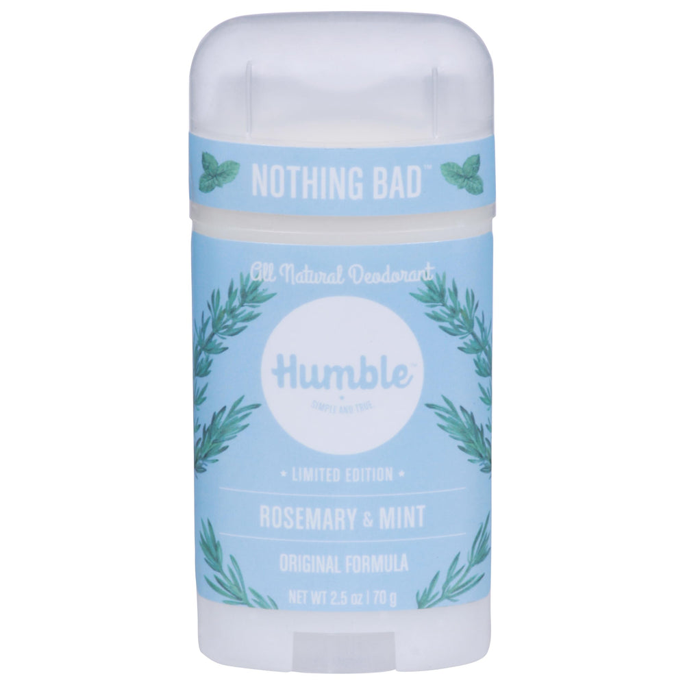 Desodorante Humble Original sin aluminio, empaque de 1 unidad para control de olores diario.
