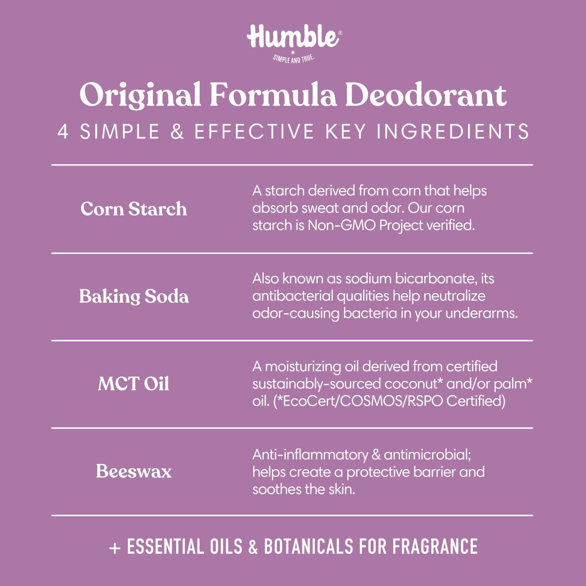 HUMBLE DESODORANTE SIN ALCOHOL, opción segura para piel sensible.