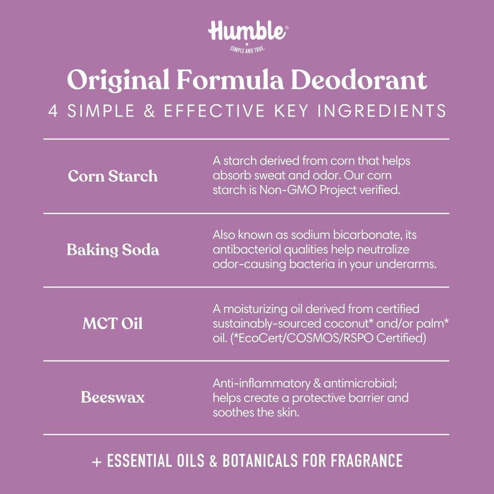 HUMBLE DESODORANTE SIN ALCOHOL, opción segura para piel sensible.