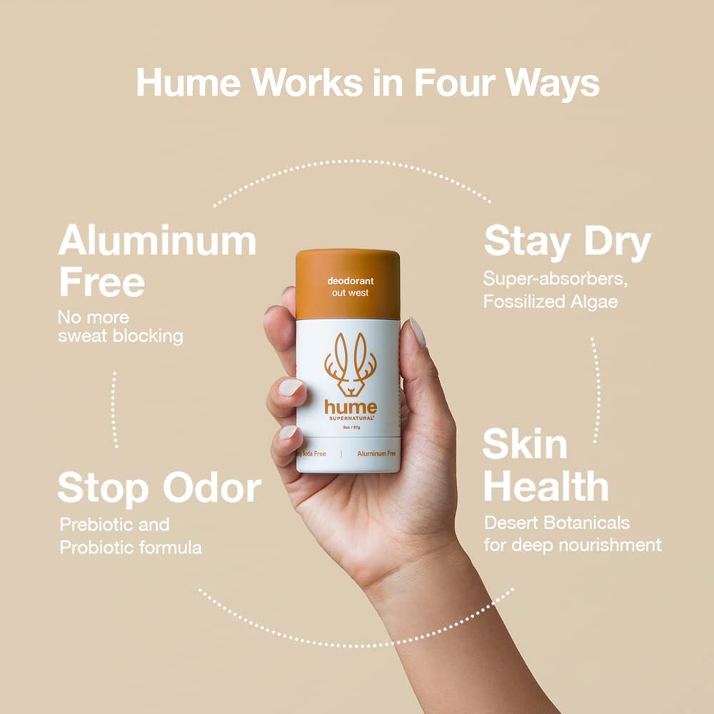 Hume Out West, piel seca gracias a absorción suave.