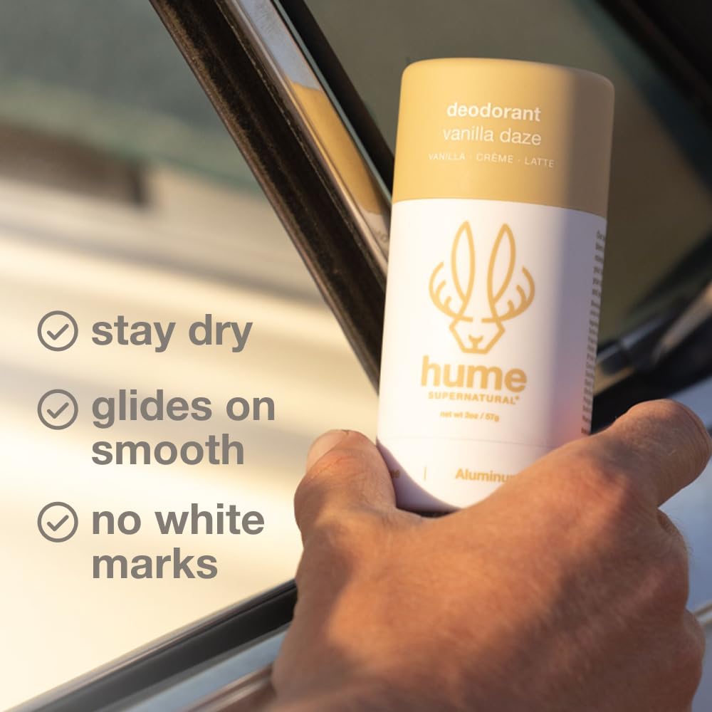 Notas de vainilla de Hume Supernatural Vanilla Daze para un aroma estimulante.