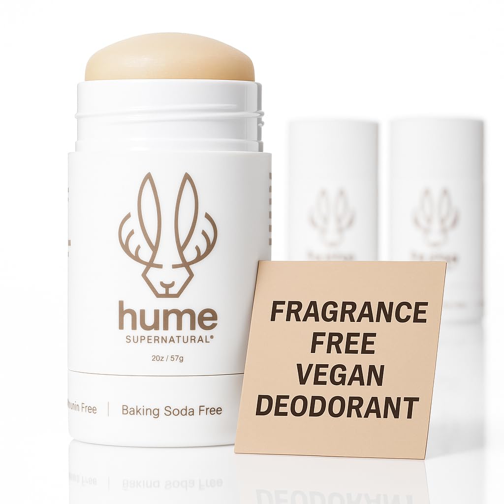 Desodorante Hume Supernatural sin aluminio en barra transparente para uso diario