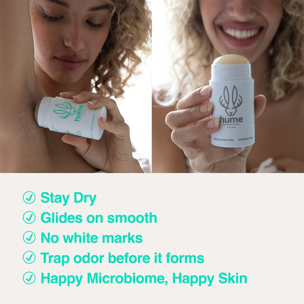 Hume Supernatural Roll-On Desert Bloom libère une odeur légère et durable.