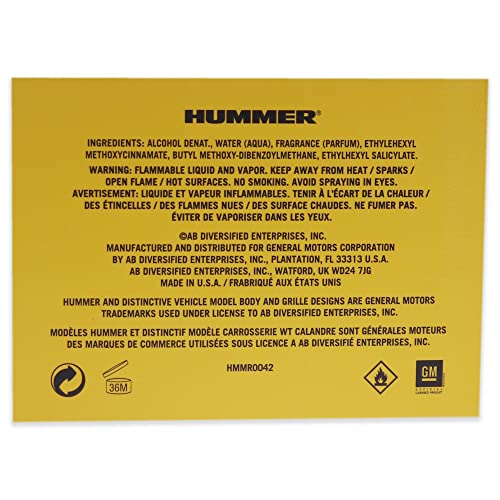 Hummer fragancia, uso diario con aroma duradero