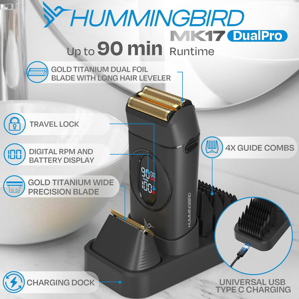 HUMMINGBIRD MK17 DualPro – accesorios de cuidado personal para un cuidado completo.