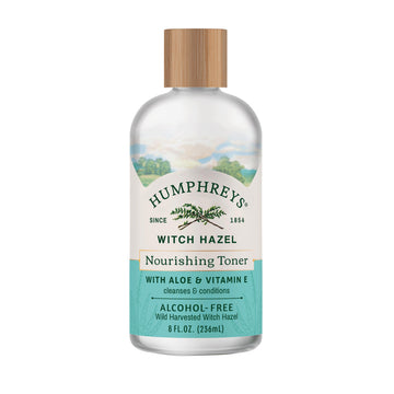 Humphreys Toner con hamamelis salvaje y aloe para equilibrar la piel.