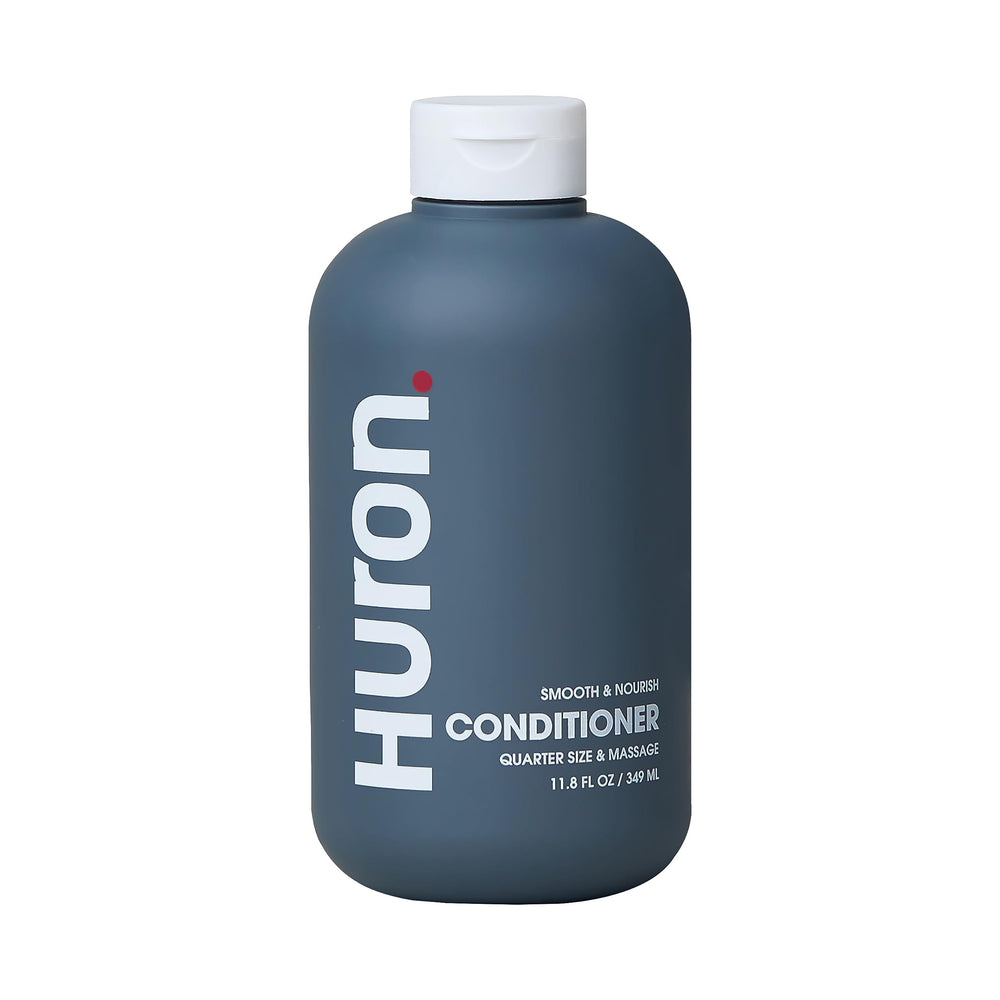 Acondicionador Huron para hombres, botella ligera, hidratación suave y fresca.