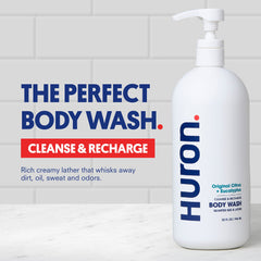 Huron gel de ducha: espuma cremosa que deja la piel suave y limpia.