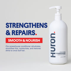 Frizz controlado con Acondicionador Huron para hombres.