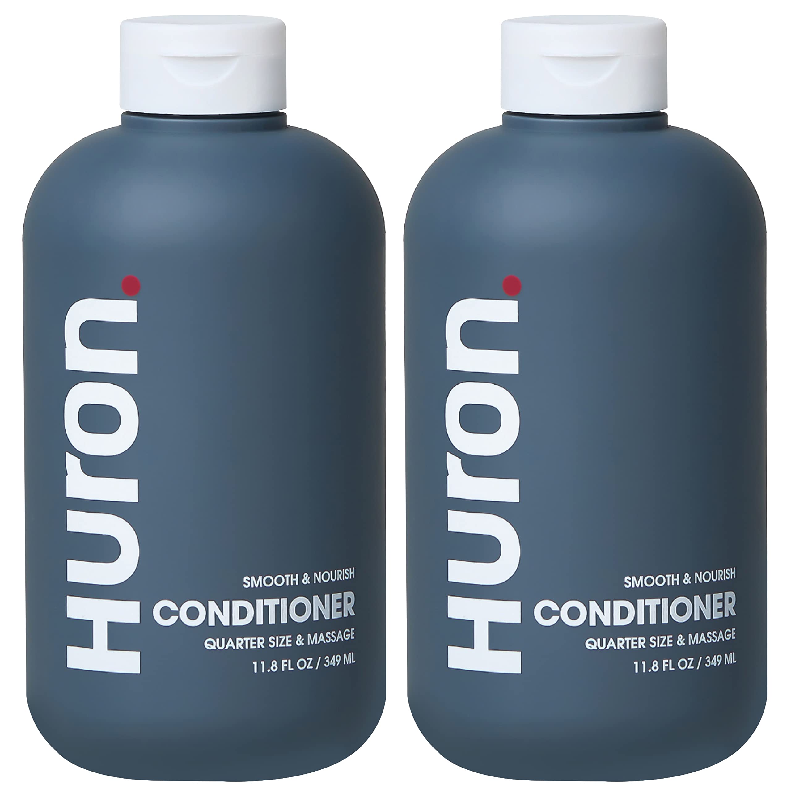 Huron après-shampooing léger, bouteille visible, hydrate et facilite le coiffage.