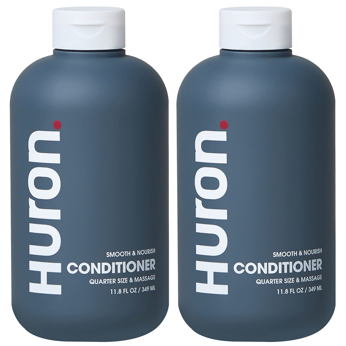 Huron après-shampooing léger, bouteille visible, hydrate et facilite le coiffage.