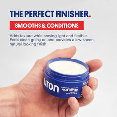 Huron Textura suave para peinado, reduce encrespamiento y añade cuerpo.