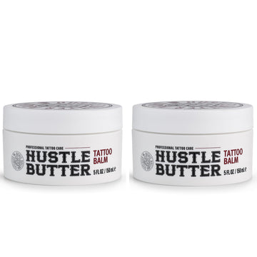 Hustle Butter Deluxe balsamo tatuaje envase 5oz, hidratacion duradera para la sesion.
