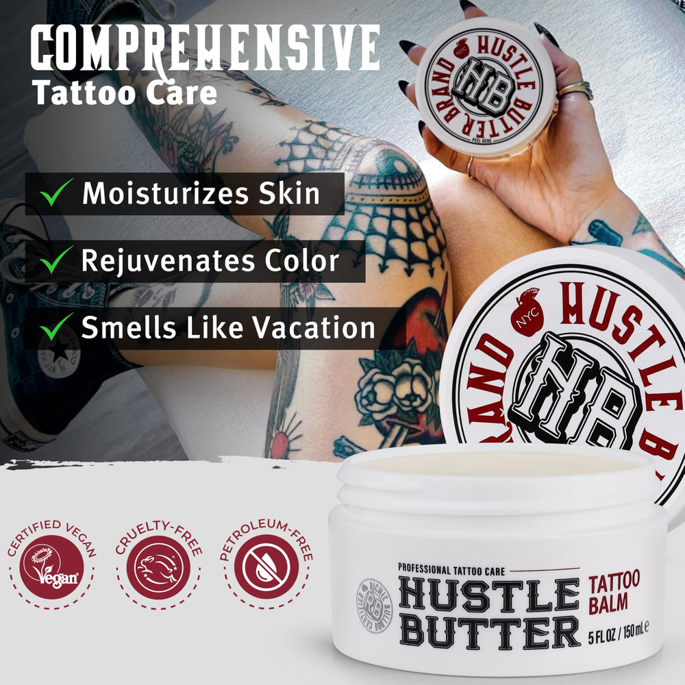 Hustle Butter Deluxe te-verde ingrediente promueve limpieza suave.