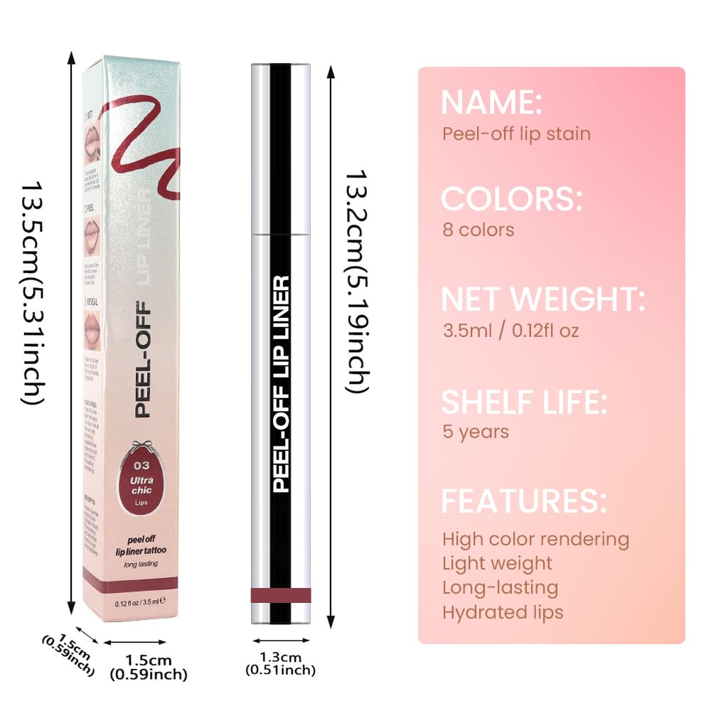 Hxssll fórmula no grasa para sensación ligera en labios.