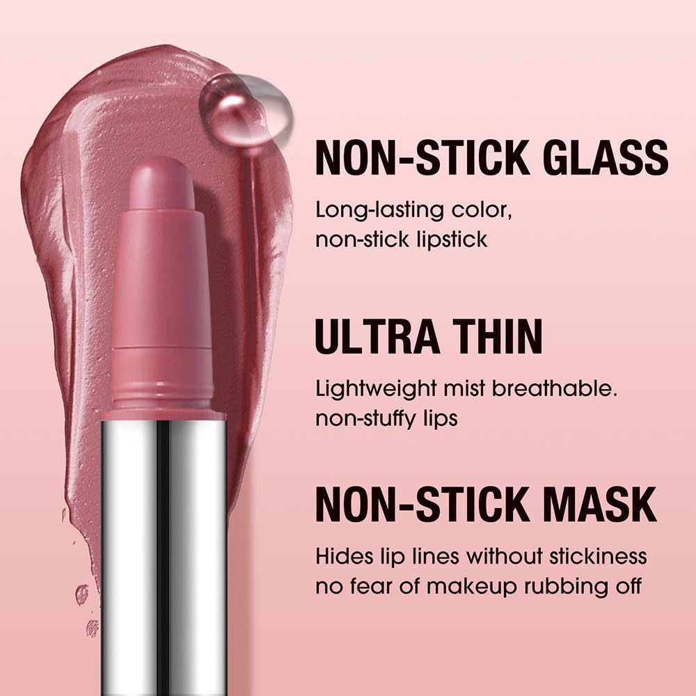 Hxssll diseño de giro facilita delinear y cubrir labios con precisión.