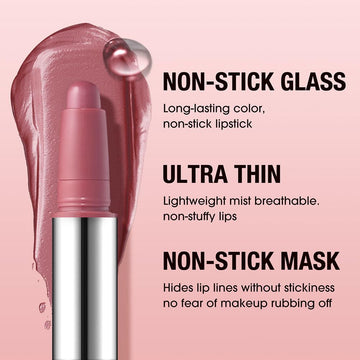 Hxssll diseño de giro facilita delinear y cubrir labios con precisión.
