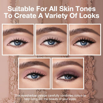 Hxssll Paleta Nude Matte: chocolate profundo para acentuar esquinas y dar contraste.