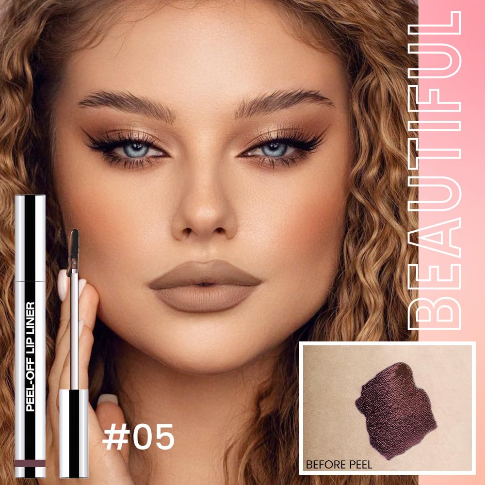 Hxssll tinte labial que se despega, acabado natural y sin transferencia.