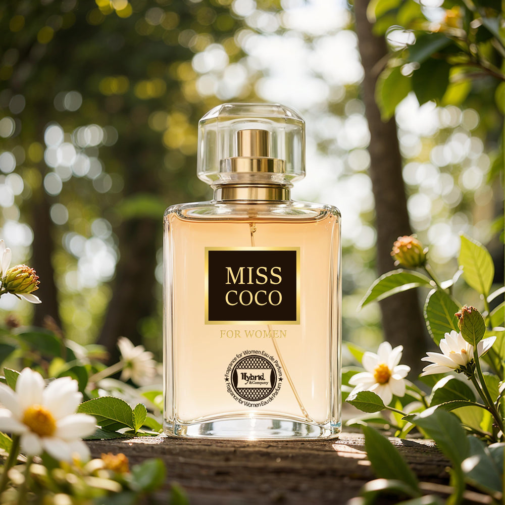 Miss Coco de Hybrid & Company, uso-diario, perfume versátil para mujer moderna.