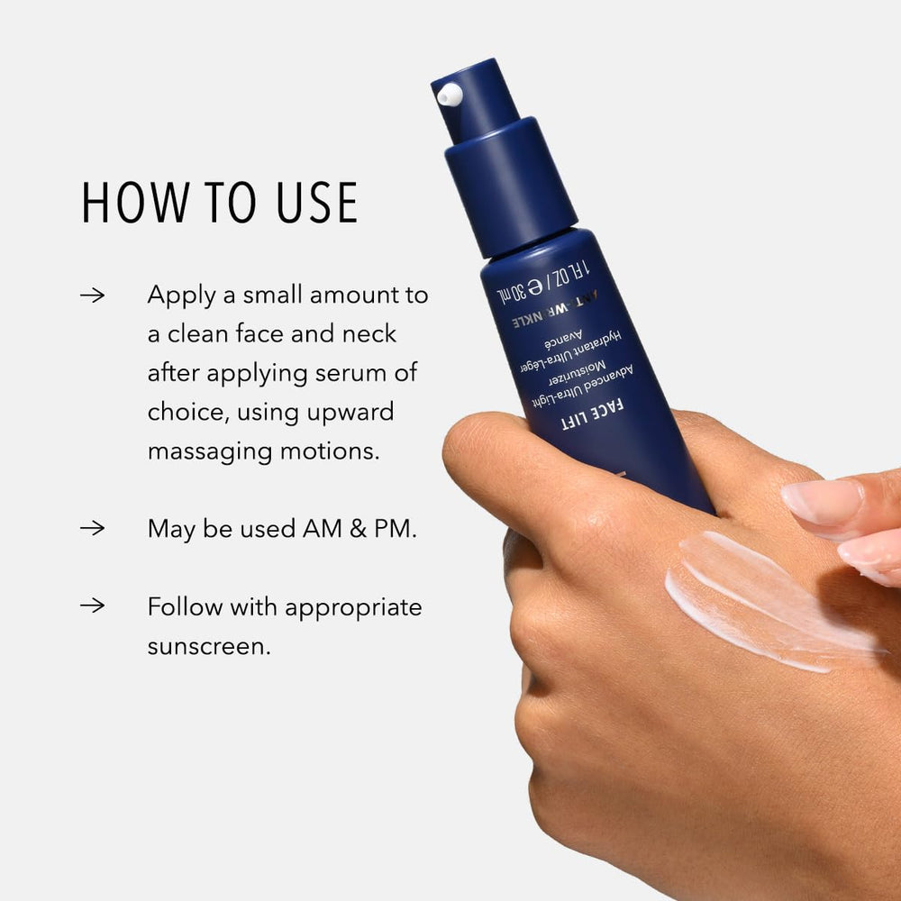 HydroPeptide Face Lift ingredientes clave péptidos y lípidos que respaldan la piel