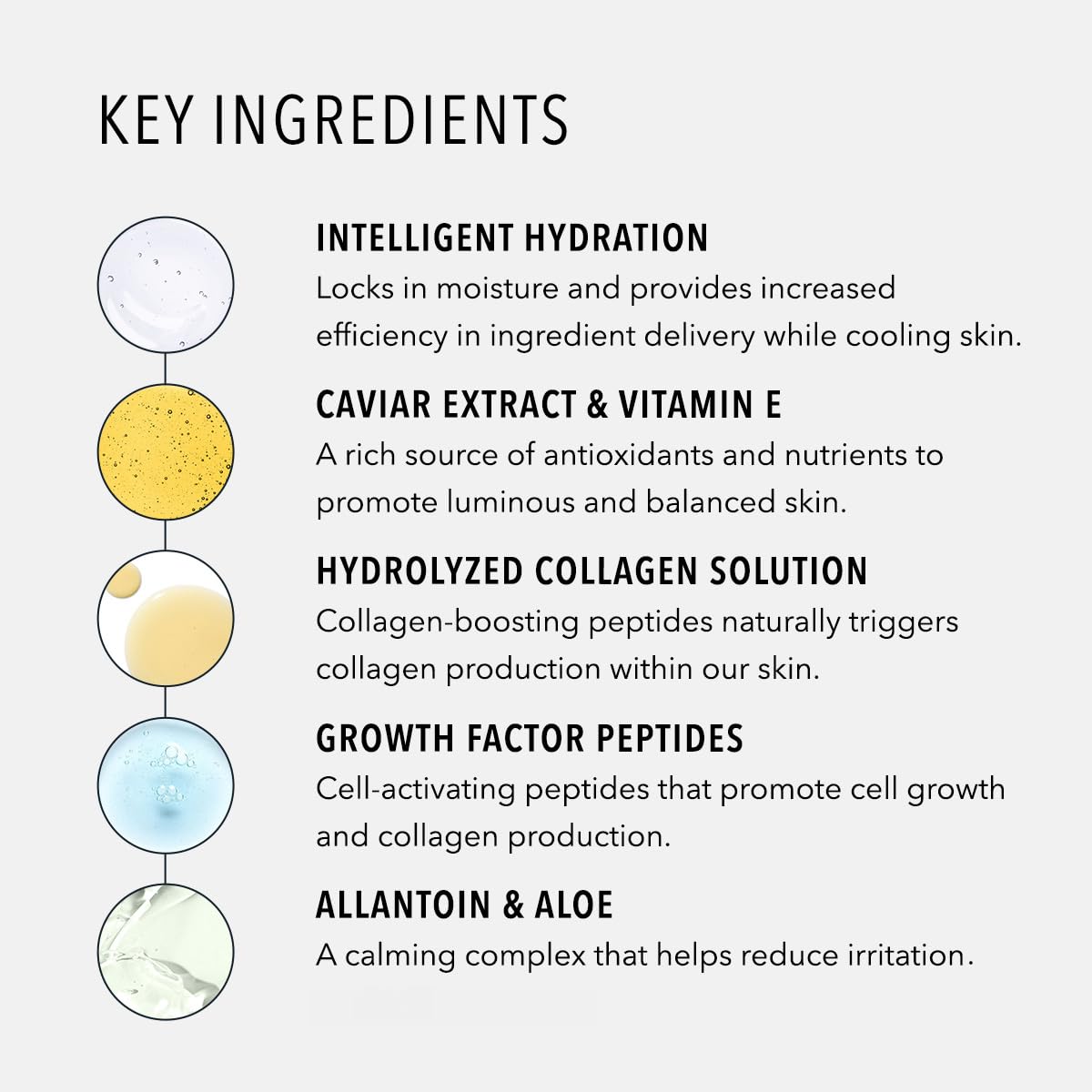 Efecto iluminador suave de HydroPeptide PolyPeptide Collagel para un aspecto más fresco.